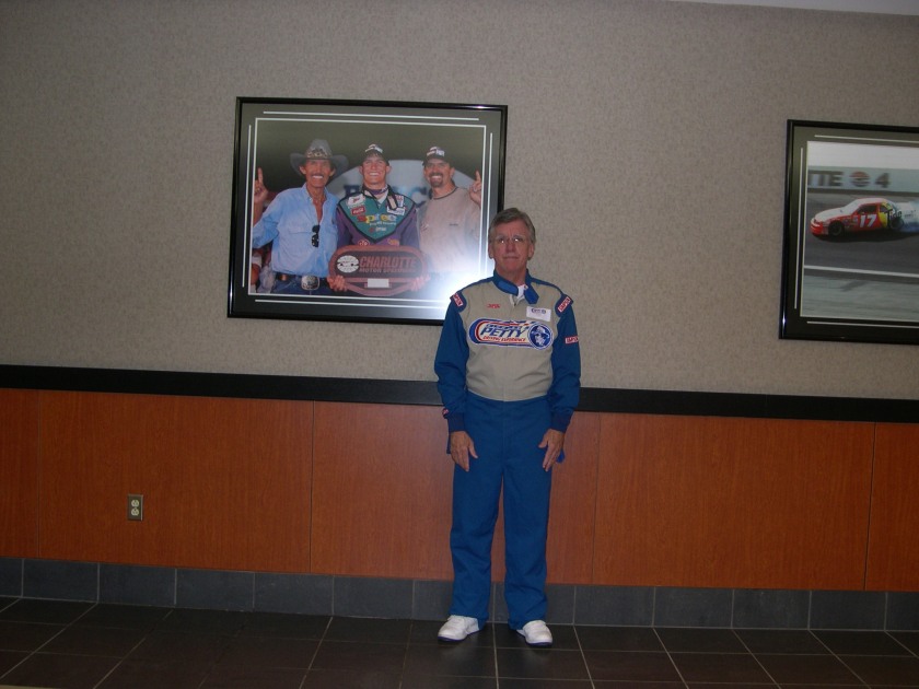 Danny before the big event at Charlotte.